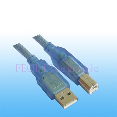 USB2.0 A/M TO B/M Clear 