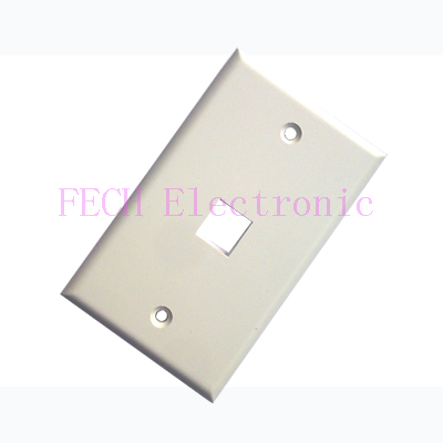 RJ45 1Port Face Plate