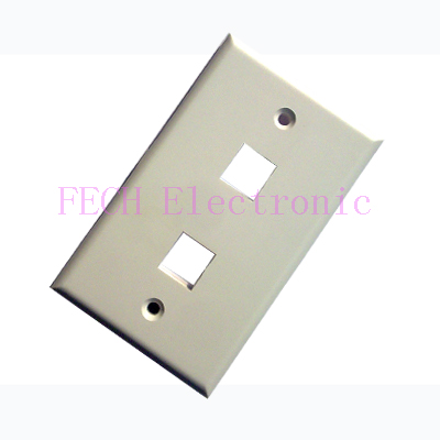 RJ45 2Port Face Plate