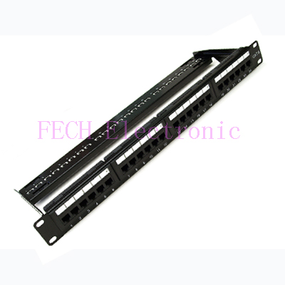 24Port UTP Cat5E(Cat.6) Patch Panel 
