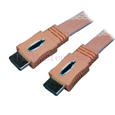 HDMI A Male TO HDMI A Male  (Ver.1.3b)  Flat Cable