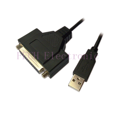 USB TO DB25F Parallel Cable