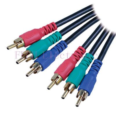 3*RCA Plug TO 3*RCA Plug(RGB) GOLD 3*RCA Plug TO 3*RCA Plug(RGB) GOLD