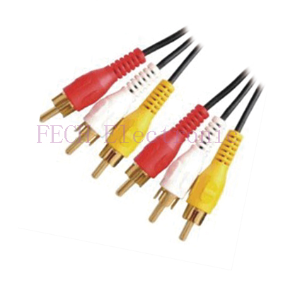 3*RCA Plug TO 3*RCA Plug 3*RCA Plug TO 3*RCA Plug