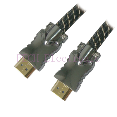 HDMI A-M TO A-M High Speed HDMI Cable with Ethernet(Ver.1.4) Metal Housing (different colors are available)