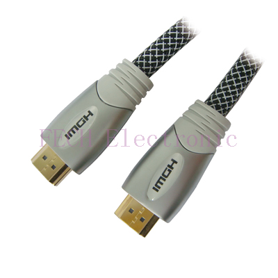 HDMI A-M TO A-M High Speed HDMI Cable with Ethernet(Ver.1.4)  Metal Housing (different colors are available)