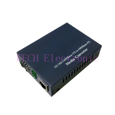 LC SM 10/100/1000M Media Converter 