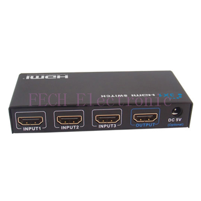  HDMI Switch 3 TO 1 with remote control  