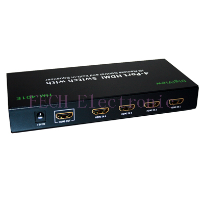 HDMI Switch 4 TO 1 with remote control