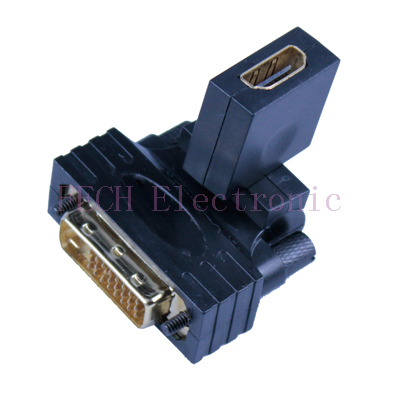 HDMI A-F TO DVI 24+1 M Rotating HDMI A-F TO DVI 24+1 M Rotating