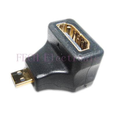 HDMI A-F TO Micro D-M 90°