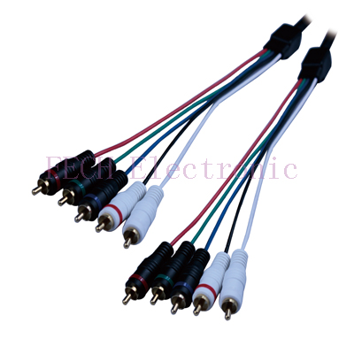 RCA HDTV Component Video Jumpers 5*RCA Plug TO 5*RCA Plug RCA HDTV Component Video Jumpers 5*RCA Plug TO 5*RCA Plug
