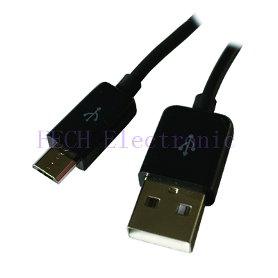 USB 2.0 Certified Type A Male to Micro-B 5-Pin Cable,