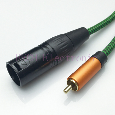 FV1171 XLR 3P to RCA Male Microphone Cable FV1171 XLR 3P to RCA Male Microphone Cable