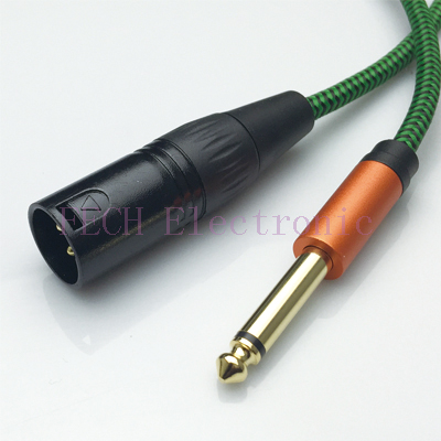 FV1671 XLR 3P Male to 6.35mm(1/4 FV1671 XLR 3P Male to 6.35mm(1/4