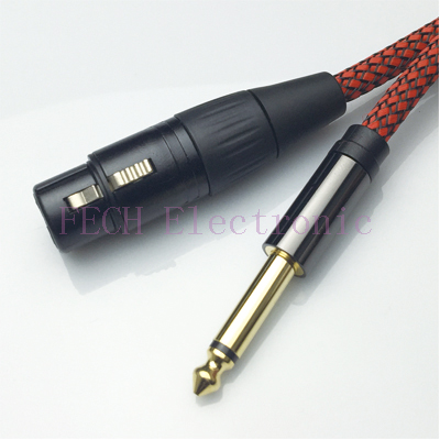 FV2672 XLR 3P Female to 6.35mm(1/4 FV2672 XLR 3P Female to 6.35mm(1/4