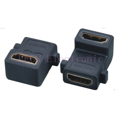 FAHR41  HDMI Adapter A-F / A-F 90 degree DOWN