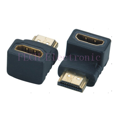 FAHR11  HDMI Adapter A-M / A-F 90 degree DOWN