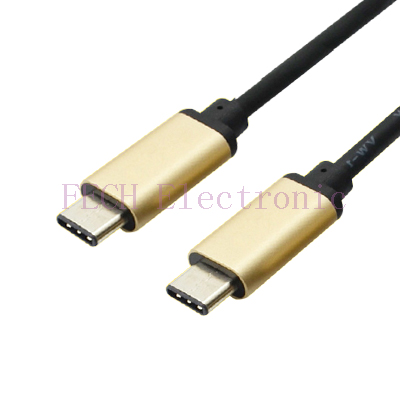 USB TYPE C/M TO C/M (Aluminum alloy shell)