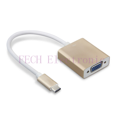 USB3.1 Type C to VGA(HD15P) Female adapter