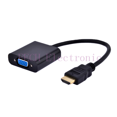 HDMI MALE TO VGA FEMALE CONVERTER CABLE 