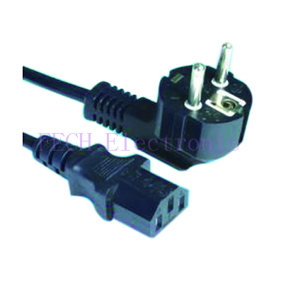 EUROPEAN MAINS PLUG TO C13 IDE  SOCKET CABLE